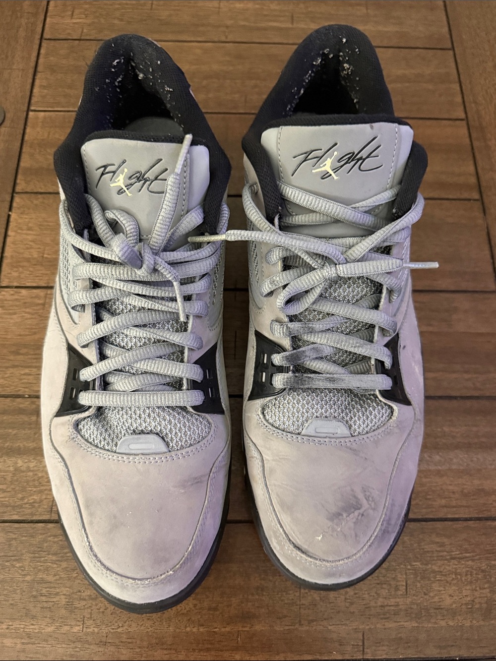 Air-inspired Flight Men's Jordan Sneakers in Light Gray